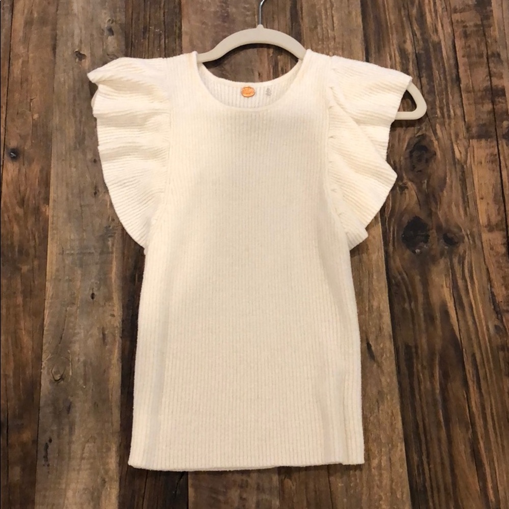 Free People cream tank top